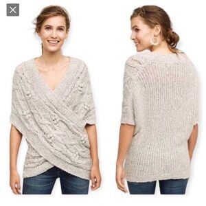 Anthropologie Sleeping on Snow wrap sweater. Size XS/S.